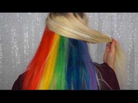 Peakaboo Rainbow Hair Tutorial