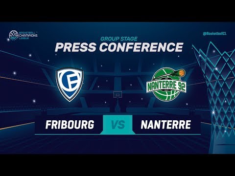 Fribourg Olympic v Nanterre 92 - Press Conference - Basketball Champions League 2018-19