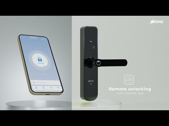 Ozone Electronic Door Locks - Ozone Cleo Smart Door Lock OZ-DRL Trader ...