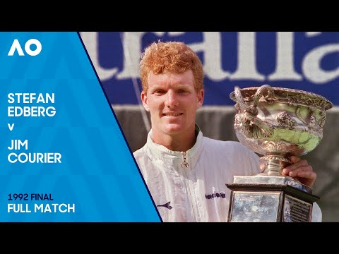 Stefan Edberg v Jim Courier Full Match | Australian Open 1992 Final