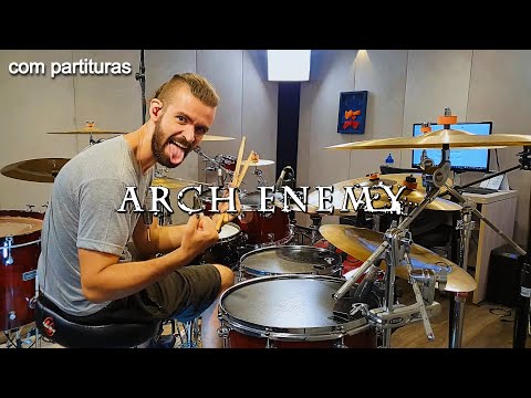 ARCH ENEMY - THE EAGLE FLIES ALONE (com partituras) | DRUM COVER | PEDRO TINELLO