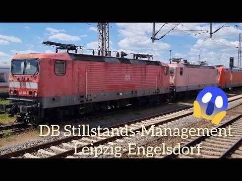 Vorbeifahrt mit dem MAED Retro-Zug am Stillstands-Management Leipzig-Engelsdorf [24.05.2025]