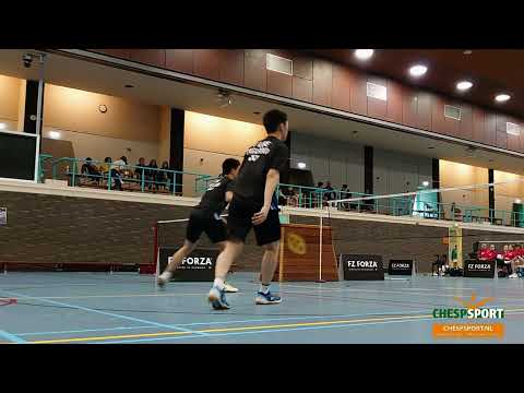 6-Nations badminton 2022 SF MD Boe/Thomasen [DK] vs Lee/Ou [ENG]