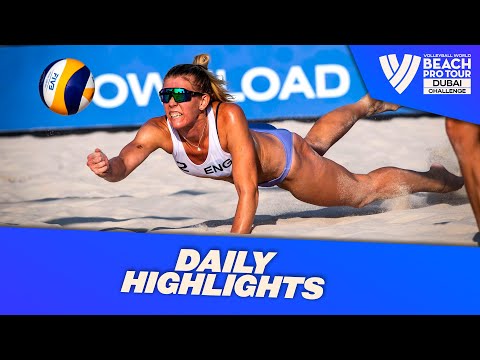 Day 1 Women's  Daily Highlights Dubai 2022 #BeachProTour