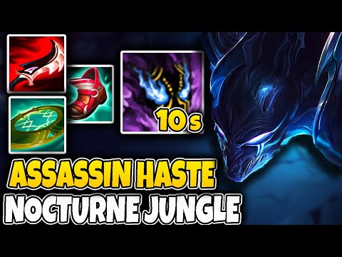 NOCTURNE JUNGLE, BUT I HAVE 10s ULT AND ONE SHOT YOU (30+ KILLS)