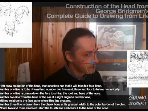 Construction of the Head from George Bridgman's Complete Guide to Drawing from Life