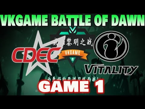 CDEC VS IGV GAME 1 VKGAME BATTLE OF DAWN DOTA 2