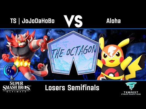 TS | JoJoDaHoBo (Incineroar) vs Aloha (Pikachu) - Losers Semifinals - The Octagon #11