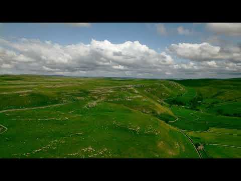 4K Scenic  drone stock footage in Yorkshire Moors National Park