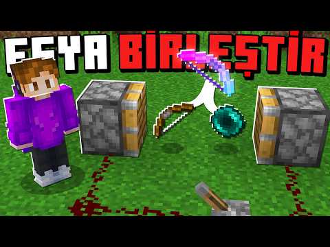 I ADDED THE FEATURE TO COMBINE ITEMS IN Minecraft!