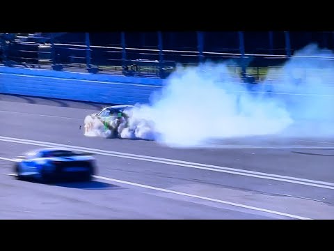Jeff Westphal crash in the 2023 IMSA Michelin Pilot Challenge at Daytona