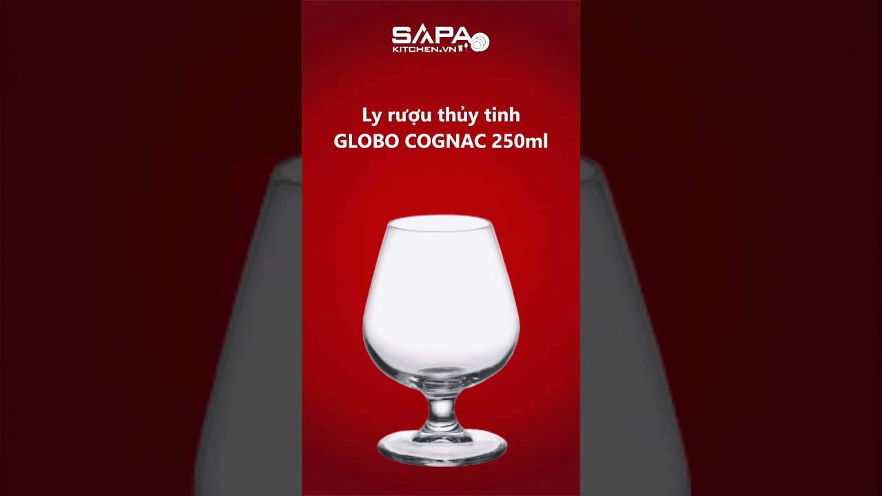 Ly rượu thủy tinh Globo Cognac 25cl