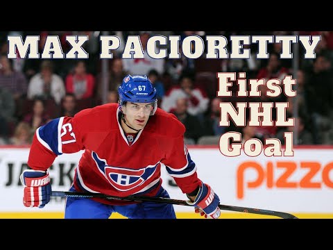 Max Pacioretty #67 (Montréal Canadiens) first NHL goal Jan 2, 2009 (Classic NHL)