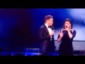 Idina Menzel with Special Guest Michael Buble on Xfactor Dec 7 2014