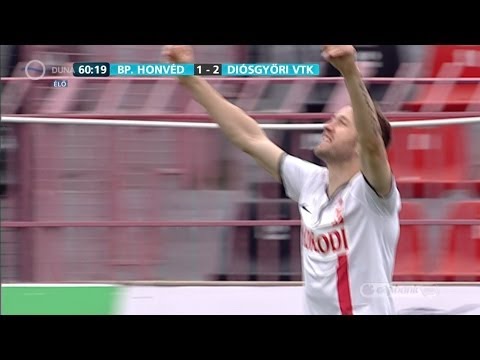 Kostic Zoran gólja a Budapest Honvéd - DVTK mérkőzésen