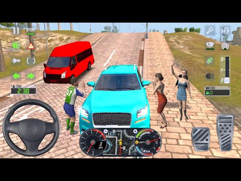 4X4 CAR GAME CITY UBER DRIVER 🚖👮🏻‍♂️ Taxi Sim 2020 Gameplay