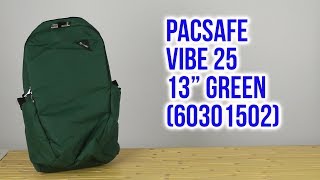 Pacsafe Vibe 25 / forest green (60301502) - відео 1