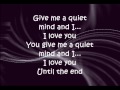 Quiet Mind - Blue October Lyrics.wmv