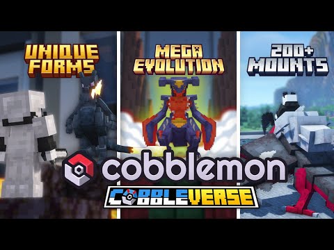 A Very Scuffed Cobblemon Modpack Review for Cobbleverse! (Legendaries, Mega Evolution, Mounts, etc!)