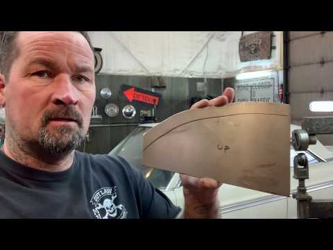 Metal Shaping: Forming a curved panel with a flange