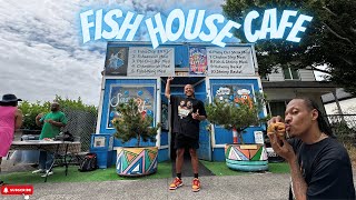 Is This The Best Cod Fish Sandwich in Town  | Fish House Cafe Review!