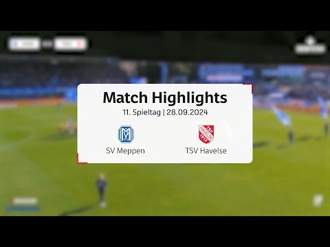 SV Meppen sorgt für erste Niederlage des TSV Havelse der Saison l Regionalliga Nord 11. Spieltag