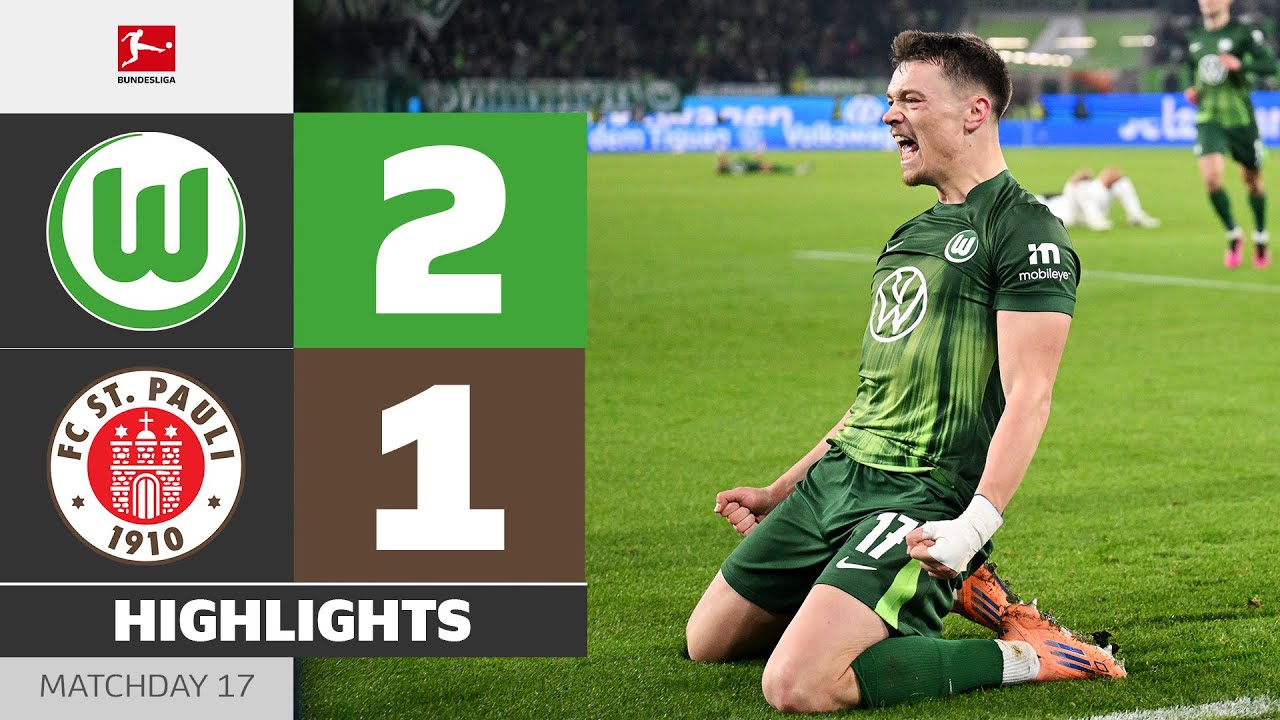 Late 88th-Minute Decider! | VFL WOLFSBURG - ST. PAULI | Highlights | Matchday 17 – Bundesliga 25/26