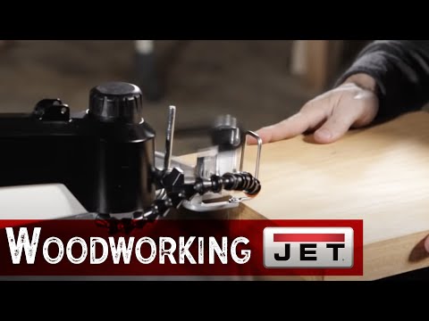 JET 22-Inch Scroll Saw Demo