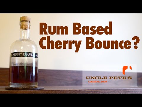Cherry Bounce, with Cloves and Rum!