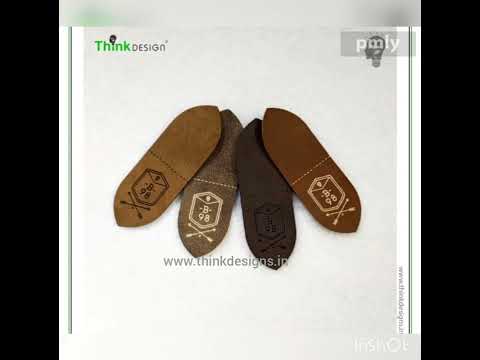 PU Leather Jeans Label