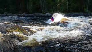 preview picture of video 'Freestyle kayaking Finnish Championships 2018'