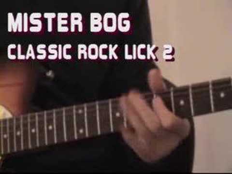MISTER BOG - CLASSIC ROCK LICK 2