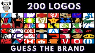 Logo Trivia Quiz | 200 Logos | Can You Guess The Logo ? | Can You Guess The Brand ?