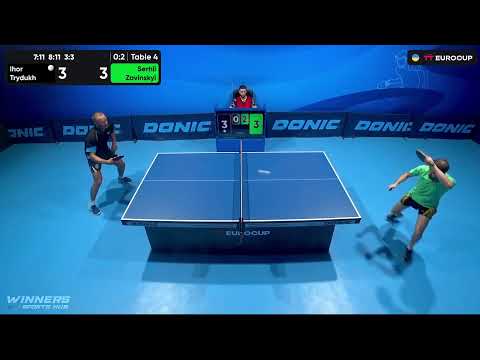 17:35 Ihor Trydukh - Serhii Zavinskyi 16.09.2023 TT Euro.Cup Ukraine Professional. TABLE 4