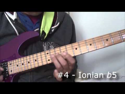 50 Shades of Modal Scales - Ionian Shade - Licks #1-7