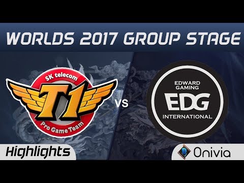 SKT vs EDG   Highlights World Championship 2017 Group Stage SK Telecom T1 vs Edward Gaming by Onivia