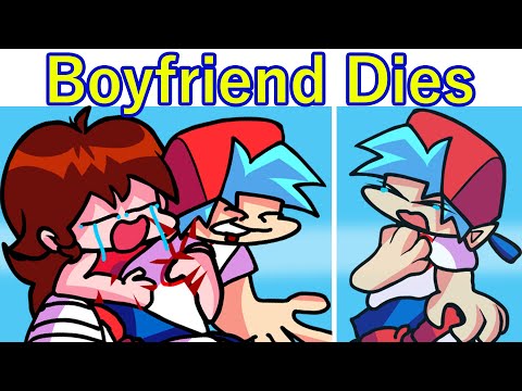 Friday Night Funkin' but Boyfriend Dies (Goodbye World) FNF Mod