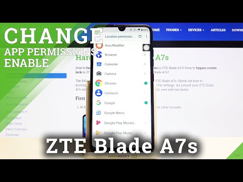 How to Change App Permissions on ZTE Blade A7s – App Settings
