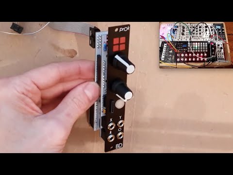 Prok Base Drum DIY build and sounds for Eurorack