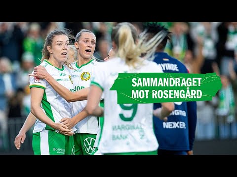 Youtube: HÖJDPUNKTER | Hammarby 0-1 FC Rosengård | Dyngsur förlust i toppmötet