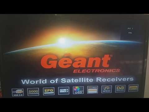 ادخال الجزائرية الأرضية Géant GN-X006 HD PLUS مع تحديث الجهاز