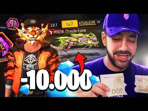 GEMMING THE RICHEST LVL 1 ACCOUNT IN FREE FIRE!