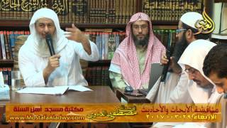 مناقشة الأبحاث والأحاديث بمكتبة مسجد أهل السنة بمنية سمنود 29 03 2017 8