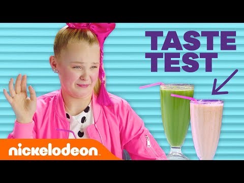 Mystery Smoothie Taste Test w/ JoJo Siwa, Breanna Yde, Lilimar & More! 🍔 | #FunniestFridayEver