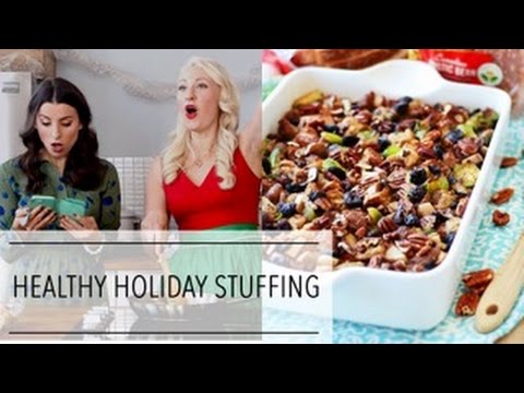Healthy HOLIDAY STUFFING Recipe | Dairy Free High Protein Christmas Side Dish