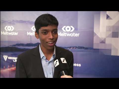 Praggnanandhaa: "I'm very happy to win a match finally!"