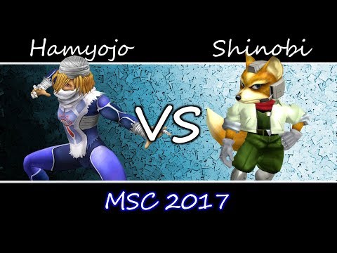 MSC 2017 SSBM -  FX | Hamyojo (Sheik) vs Shinobi (Fox) - Smash Melee Pools