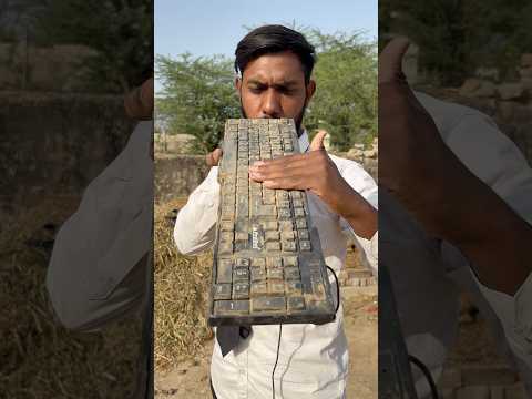 Cleaning keyboard using fevicol 😱 #experiment