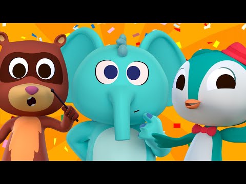 ESPECIAL 🌈Mono con Tambor🐵 MARATÓN CANCIONES y JUEGOS DEL ZOO🐍  Canciones del Zoo