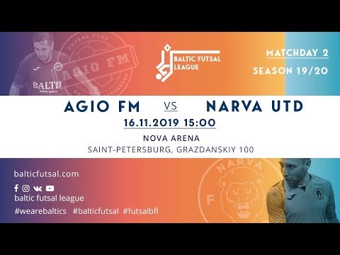 [ENG] AGIO FM - Narva United FC. Matchday 2. Live stream